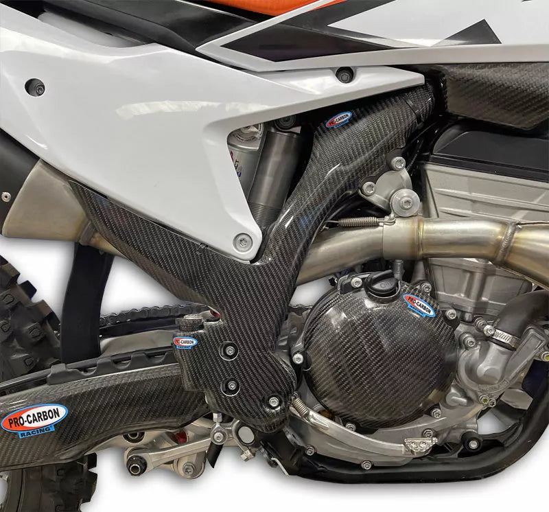 PRO CARBON KTM FRAME PROTECTION TALL – 2024 – 150/250/300 EXC + 250/350/450/500 EXC-F