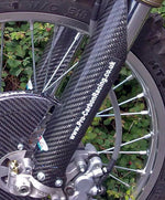 Load image into Gallery viewer, PRO CARBON HONDA LOWER FORK GUARD CR125/250 CRF250/450 1990-2024