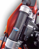 Load image into Gallery viewer, PRO CARBON KTM TOP UPPER FORK PROTECTORS – 125 TO 530 SX / EXC / XC / XC-W / SMR ALL YEARS