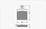 Load image into Gallery viewer, DAB PRODUCTS MONTESA COTA 309 310 311 314 & 315R (97-00) REAR BRAKE PADS - Trials Bike Breakers UK