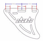 Load image into Gallery viewer, DAB PRODUCTS GAS GAS & SHERCO ADJUSTABLE ALLOY REAR SPROCKET PROTECTOR GUARD - Trials Bike Breakers UK