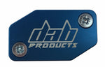Load image into Gallery viewer, DAB PRODUCTS BRAKTEC PATTERN FRONT BRAKE MASTER CYLINDER COVER & SCREWS BLUE - Trials Bike Breakers UK