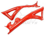 Load image into Gallery viewer, DAB PRODUCTS GAS GAS TXT PRO RED PLASTIC FRAME COVERS PROTECTORS 2011-2020 - Trials Bike Breakers UK