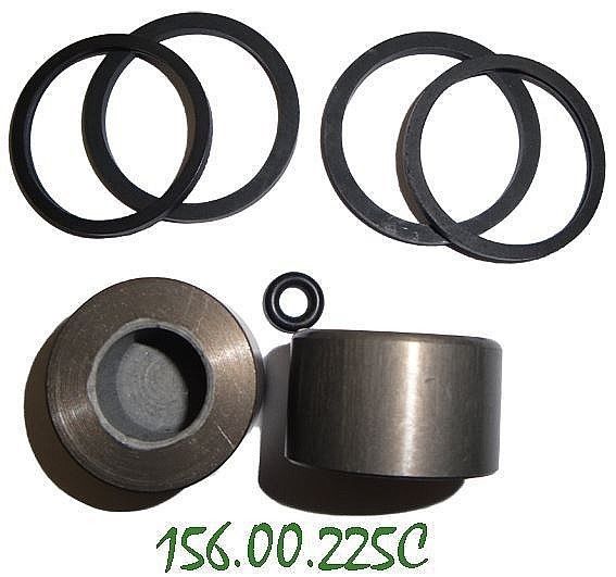 BRAKTEC / AJP 2 POT REAR BRAKE CALIPER PISTON & SEAL REPAIR KIT 25MM PISTONS - Trials Bike Breakers UK