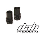 Load image into Gallery viewer, DAB PRODUCTS VALVE CAPS WITH BUILT IN VALVE KEY 2PCS BLACK - Trials Bike Breakers UK