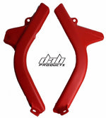 Load image into Gallery viewer, DAB PRODUCTS BETA REV50 REV80 EVO80 2004-2019 RED FRAME PROTECTORS COVERS - Trials Bike Breakers UK