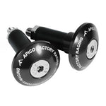 Load image into Gallery viewer, APICO HANDLEBAR BAR END PLUGS TO FIT 14MM BLACK
