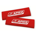 Load image into Gallery viewer, APICO TRIALS NEOPRENE FORK SOCKS RED 185MM