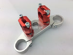 Load image into Gallery viewer, NOS GAS GAS TXT/PRO CNC 38MM SILVER UPPER FORK CLAMP YOKE & S3 FATBAT CLAMPS