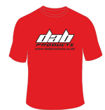 Load image into Gallery viewer, DAB PRODUCTS TEAM T SHIRT RED
