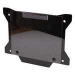 Load image into Gallery viewer, DAB PRODUCTS FACTORY TRIALS NUMBER BOARD PLATE WITH WINDOW BLACK - Trials Bike Breakers UK