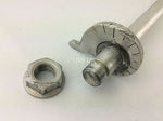 Load image into Gallery viewer, GAS GAS ALLOY REAR WHEEL SPINDLE AXLE WITH CAMS AND NUTS