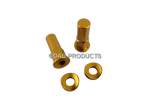 Load image into Gallery viewer, DAB PRODUCTS RIM LOCK NUTS & WASHERS KIT GOLD BETA FANTIC BSA TRS MONTESA AERIAL