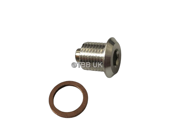 VERTIGO ENGINE/GEARBOX OIL SUMP DRAIN  PLUG SCREW WITH MAGNET & WASHER