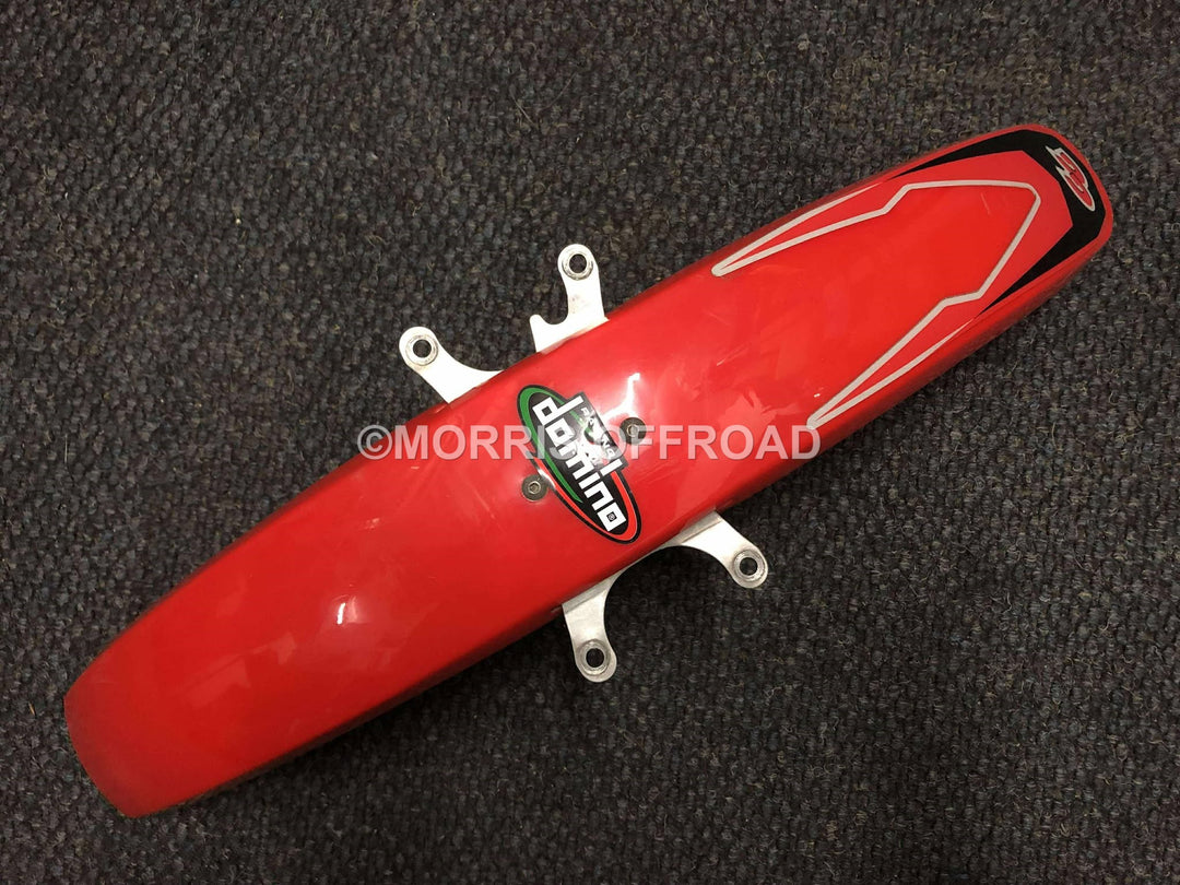 USED GENUINE 2001>2017 GAS GAS TXT & PRO FRONT MUDGUARD FENDER RED