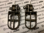 Load image into Gallery viewer, USED HEBO STEEL TRIALS FOOTRESTS 1PR