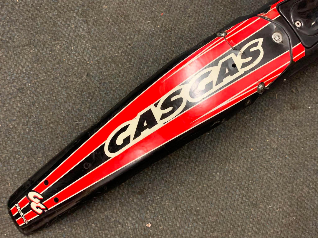 USED 2002>2010 GAS GAS PRO AIR BOX ASSEMBLY & REAR MUDGUARD