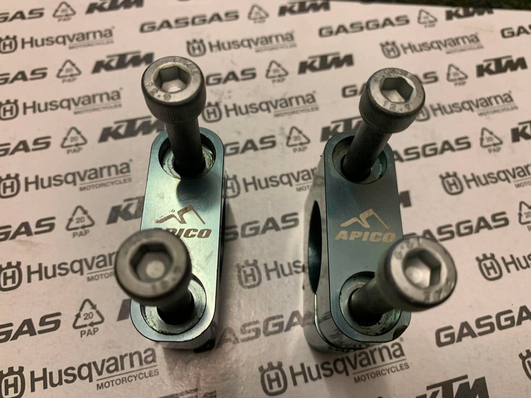 USED APICO UNIVERSAL TRIALS FATBAR HANDLEBAR MOUNTING KIT