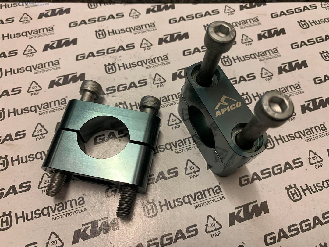 USED APICO UNIVERSAL TRIALS FATBAR HANDLEBAR MOUNTING KIT