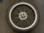 Load image into Gallery viewer, USED 2004>2015 GAS GAS PRO FRONT WHEEL WITH DISC &amp; TYRE TO FIT MARZOCCHI FORKS
