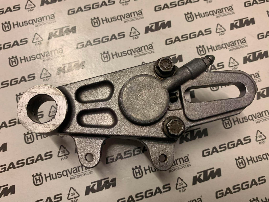 USED AJP/BRAKTEC 2 POT SMALL TRIALS REAR BRAKE CALIPER WITH NEW PADS