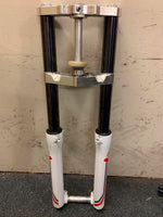 Load image into Gallery viewer, USED GAS GAS TXT PRO MARZOCCHI 40MM FORKS WITH TRIPLE CLAMPS AND AXLE