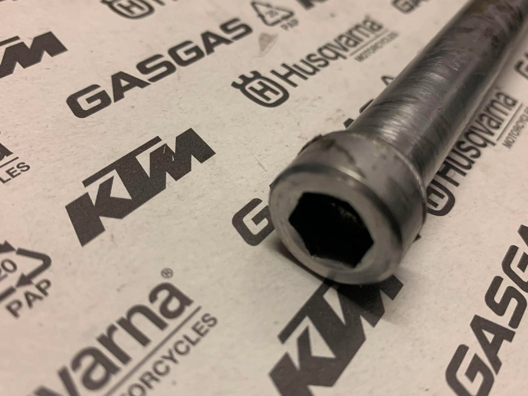 USED GENUINE SHERCO TRIALS SWING ARM SPINDLE AND NUT