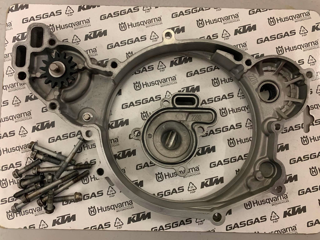 USED 2011>2017 SHERCO INNER CLUTCH COVER CASE SILVER