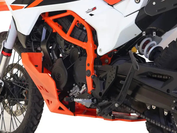 AXP Adventure skid plate KTM 390 Adventure R / X / Enduro R orange ( 2025 – 2026 )