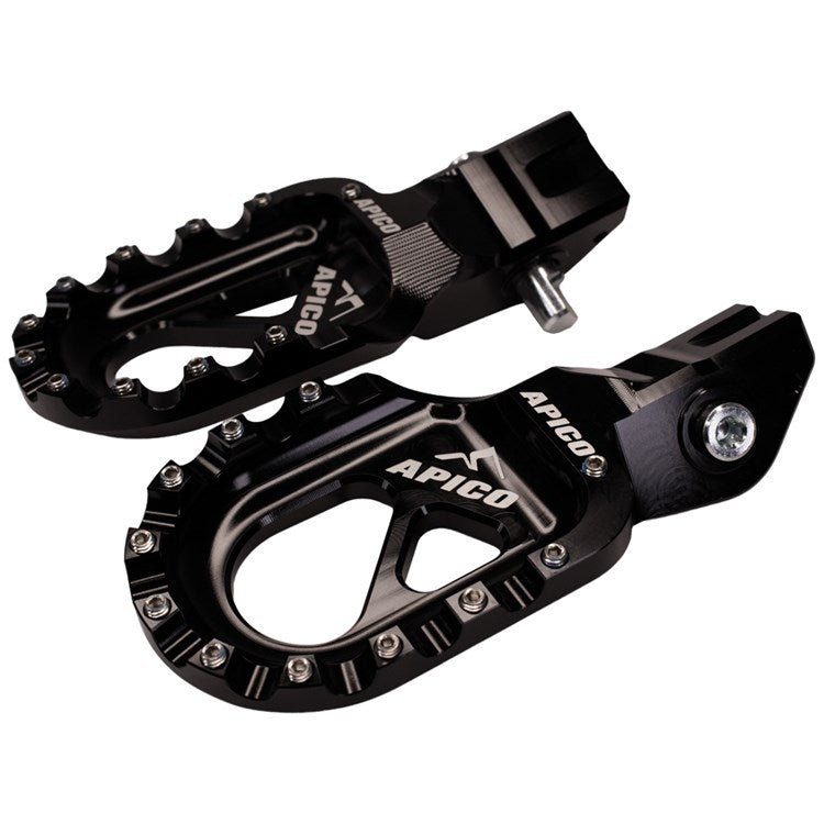 APICO 55MM WIDE CNC ALLOY TRIALS FOOTRESTS FOOTPEGS GAS GAS 2023-
