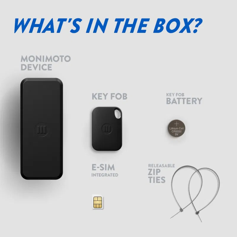 Monimoto 9 Smart Motorcycle GPS 5G Tracker