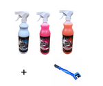Load image into Gallery viewer, MUK JUNKIE ESSENTIAL BIKE CLEANING PACK  3 X 1 LITRE + DAB PRODUCTS CHAIN AND SPROCKET CLEANING TOOL
