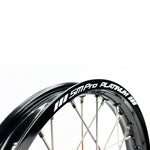 Load image into Gallery viewer, SM PRO PLATINUM WHEEL SET KTM EXC/EXCF 2024-2025 ORANGE HUB BLACK RIM

