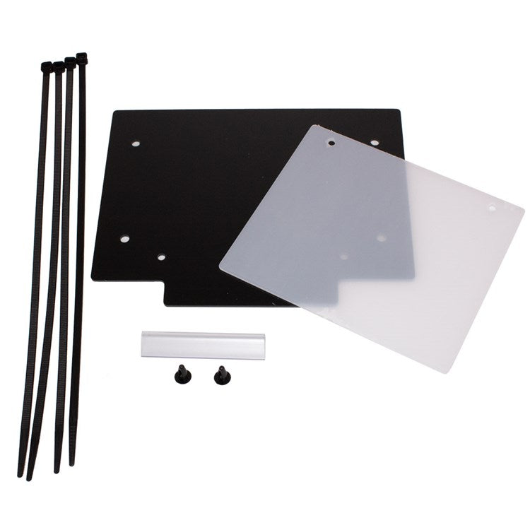 DAB PRODUCTS TRIALS NUMBER BOARD PLATE WITH WINDOW BLACK
