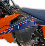Load image into Gallery viewer, PRO CARBON KTM TANK COVER 2020-2023 FULL SET 350+500 EXC-F + XCF-W (US MODELS) NOT 450
