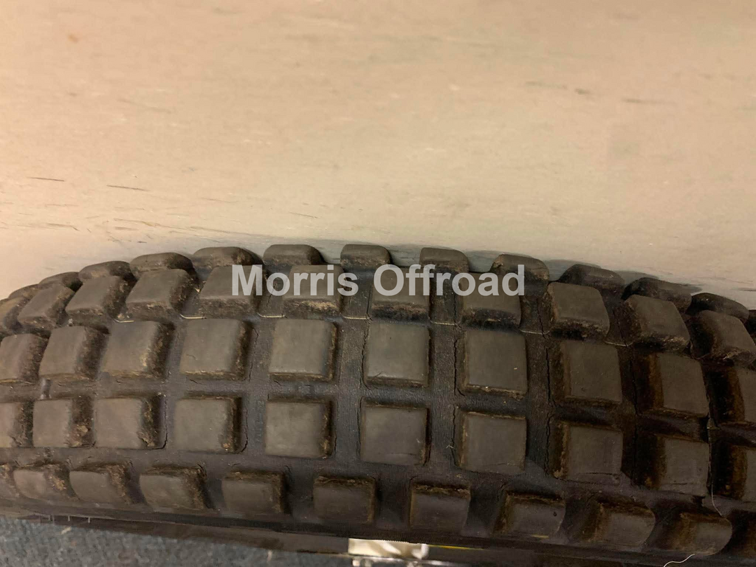 USED SHERCO TRIALS REAR WHEEL WITH DISC  SPROCKET & TYRE WILL FIT OTHERS