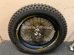 Load image into Gallery viewer, USED SHERCO TRIALS REAR WHEEL WITH DISC  SPROCKET &amp; TYRE WILL FIT OTHERS