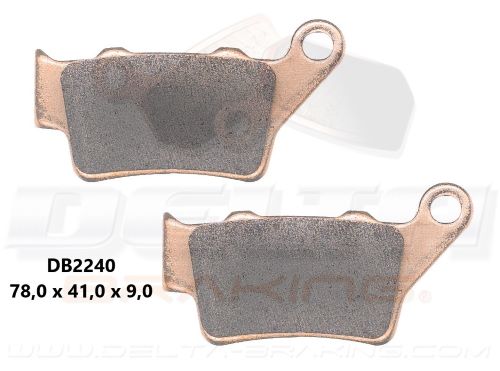 KTM ADVENTURE ENDURO 390 R 2025>  REAR BRAKE PADS DELTA DB2240