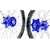 SM PRO PLATINUM WHEEL SET HUSQVARNA TE/FE 2024-2025 BLUE HUB BLACK RIM