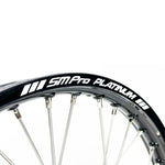 Load image into Gallery viewer, SM PRO PLATINUM WHEEL SET HUSQVARNA TE/FE 2024-2025 BLUE HUB BLACK RIM
