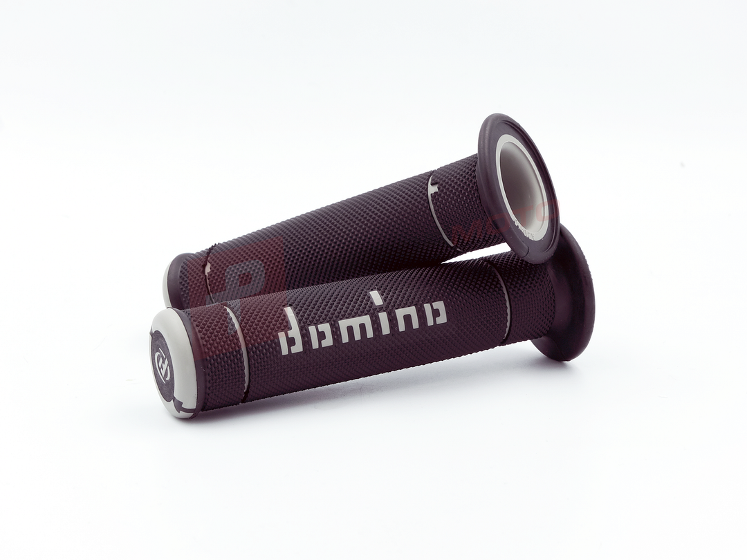 DOMINO DUAL COMPOUND A240  TRIALS GRIPS 1PR BLACK/GREY