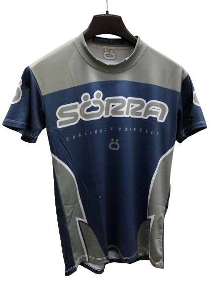 SORRA TRIALS SHORT SLEEVE JERSEY NAVY BLUE/GREY