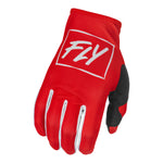 Load image into Gallery viewer, FLY 2022 LITE ADULT MOTOX ENDURO TRIALS GLOVES RED/WHITE SMALL
