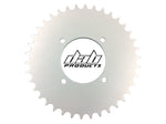 Load image into Gallery viewer, DAB PRODUCTS 4 BOLT REAR FIM STYLE TRIALS SPROCKET 41T TEETH SILVER SCORPA BETA - Trials Bike Breakers UK
