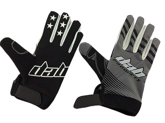 DAB PRODUCTS TEAM TRIALS GLOVES 1PR GREY / BLACK