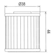 BETA REV4 EVO 4T OEM OIL FILTER HF207 - Trials Bike Breakers UK
