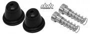 DAB PRODUCTS AJP/GRIMECA MASTER CYLINDER RUBBER BOOTS & PLUNGER SET BLACK 1PR - Trials Bike Breakers UK