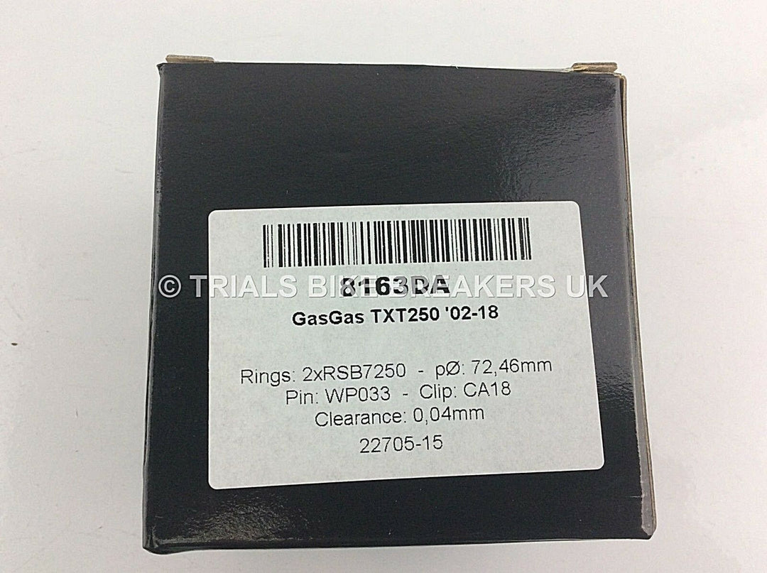 GAS GAS TXT PRO RACING REPLICA 250cc CYLINDER BARREL,PISTON KIT & GASKET SET - Trials Bike Breakers UK
