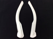 DAB PRODUCTS GAS GAS TXT PRO WHITE PLASTIC FRAME COVERS PROTECTORS 2009-2010 - Trials Bike Breakers UK