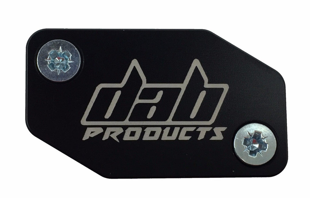DAB PRODUCTS BRAKTEC PATTERN CLUTCH MASTER CYLINDER COVER & SCREWS BLACK - Trials Bike Breakers UK